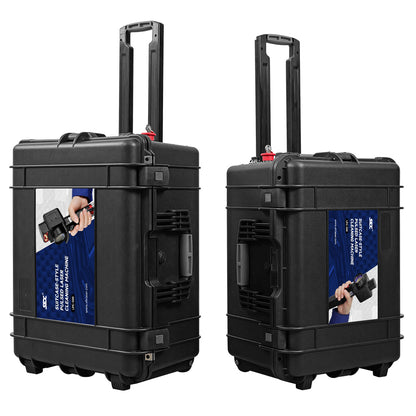 SFX LPC-300/500 Suitcase-Style Pulsed Laser Cleaning Machine Portable Air-Cooled Pulsed Laser Rust Remover Paint/Coating Removal Machine for Wood/Metal with IoT Control