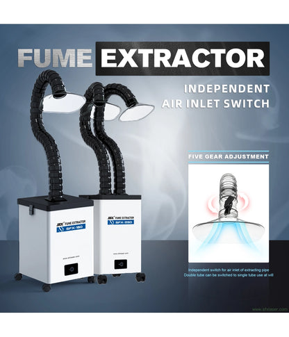 SFX Fume Extractor 80W/135W Smoke Purifiers with 3-Stage Filters Powerful Suction