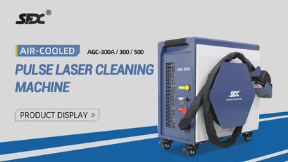 SFX 300W 500W Pulse Laser Cleaning Machine Air-Cooled Laser Rust Removal for Oil Rust Paint