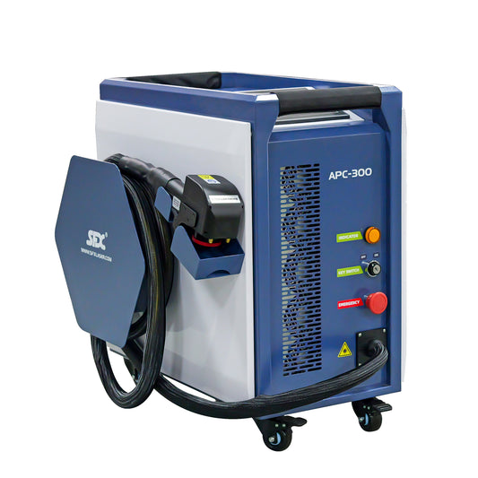 SFX Laser P-Series 200W/300W Pulsed Laser Cleaning Machine Air-Cooled Laser Rust Removal for Wood Metal