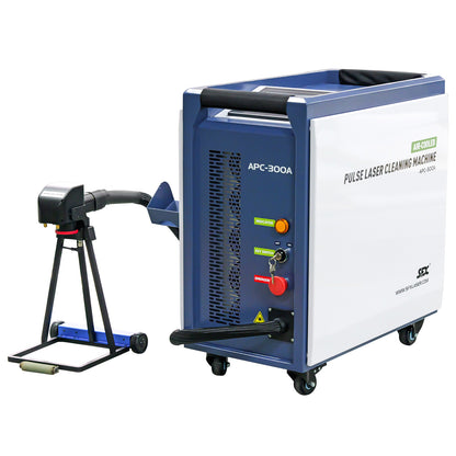 SFX Laser P-Series 200W/300W Pulsed Laser Cleaning Machine Air-Cooled Laser Rust Removal for Wood Metal