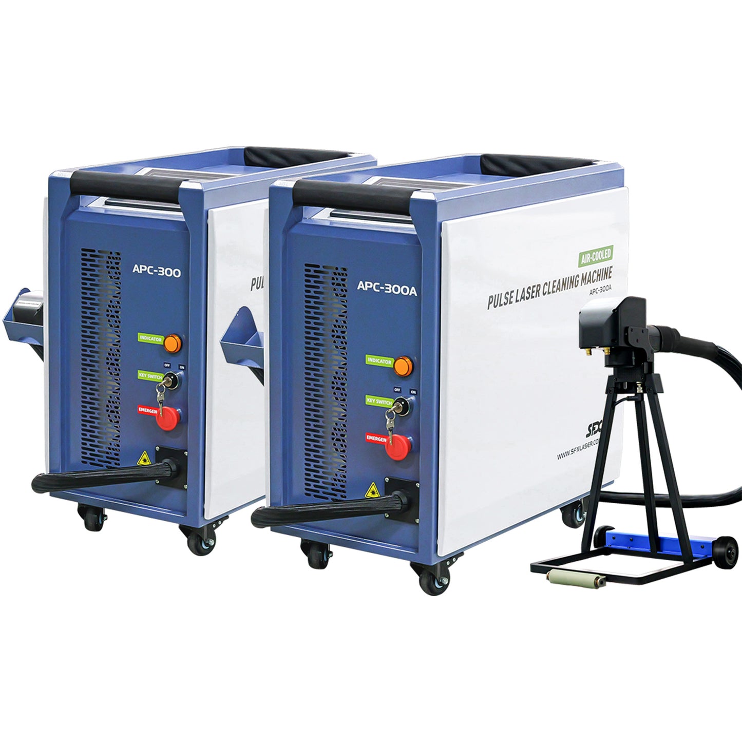 SFX Laser P-Series 200W/300W Pulsed Laser Cleaning Machine Air-Cooled Laser Rust Removal for Wood Metal